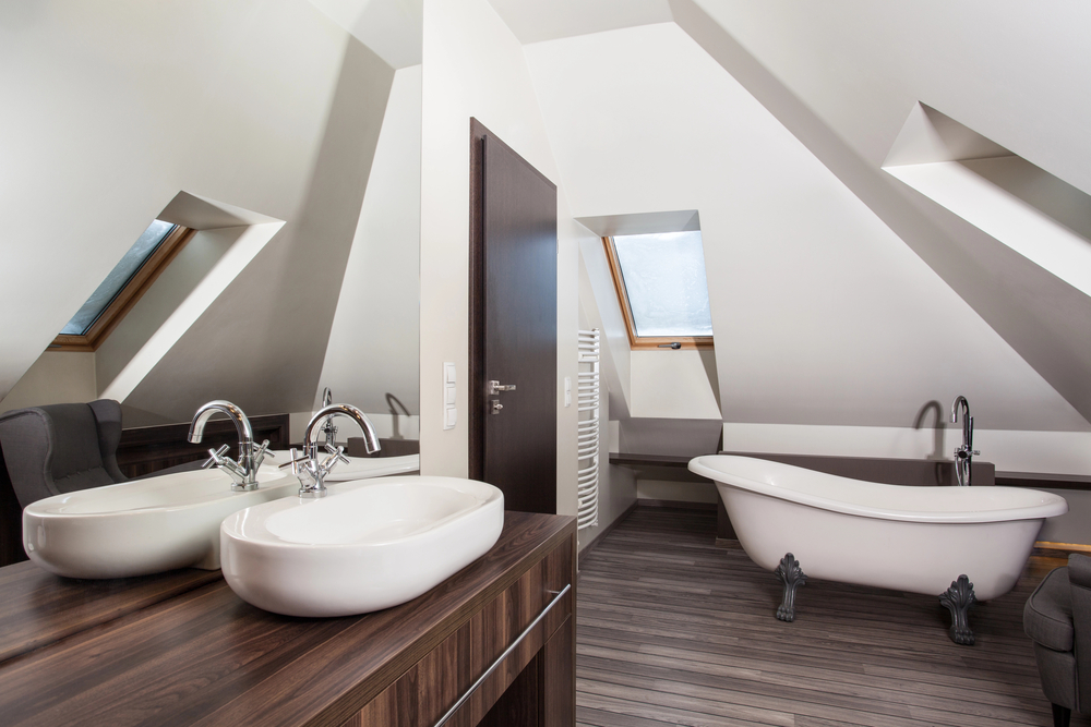 landelijke badkamer